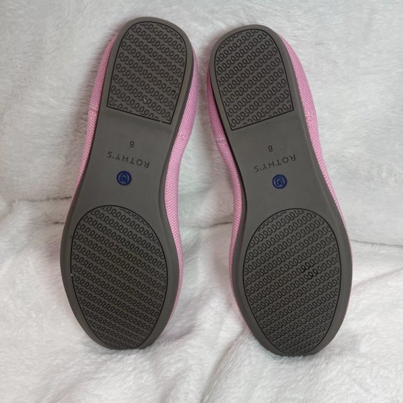 Rothy's Round Toe Ballet Flat - Retired color - begonia pink- Size 8 - Picture 7 of 10